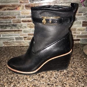 Tory Burch Ankle Wedge Boots